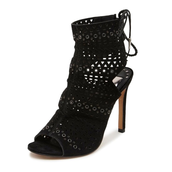 RELISTED SIZES STILL AVAILABLE Dolce Vita | Perforated Ankle Wrap Tassel Heel - Picture 2 of 8